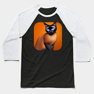 Siamese cat Baseball T-Shirt